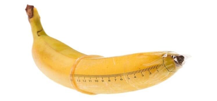 Η μέτρηση μπανάνας προσομοιώνει τη μεγέθυνση του πέους με σόδα